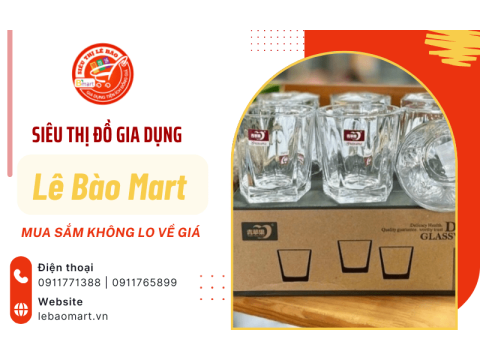 Mua sắm không lo về giá tại siêu thị đồ gia dụng Lê Bào Mart 