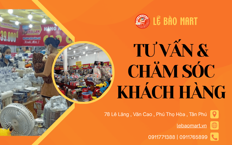 tư vấn và chăm sóc khách hàng Lê Bào Mart