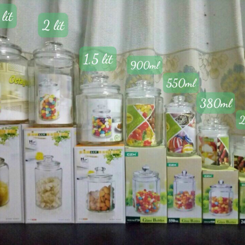 Lọ thủy tinh đựng gia vị,hạt, ngâm đồ, bánh kẹo đa năng