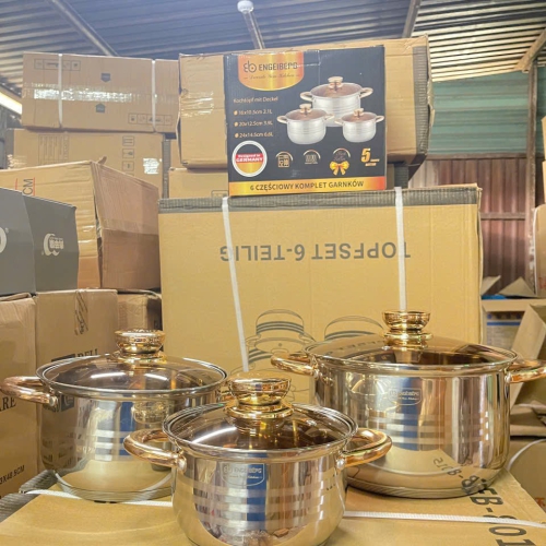 Bộ Nồi Hoàng Gia Cao Cấp 6 Món 12 Chi Tiết